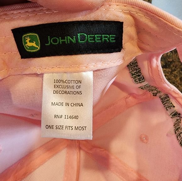 Pink Owner's Edition John Deere Adjustable Hat - Picture 6 of 8